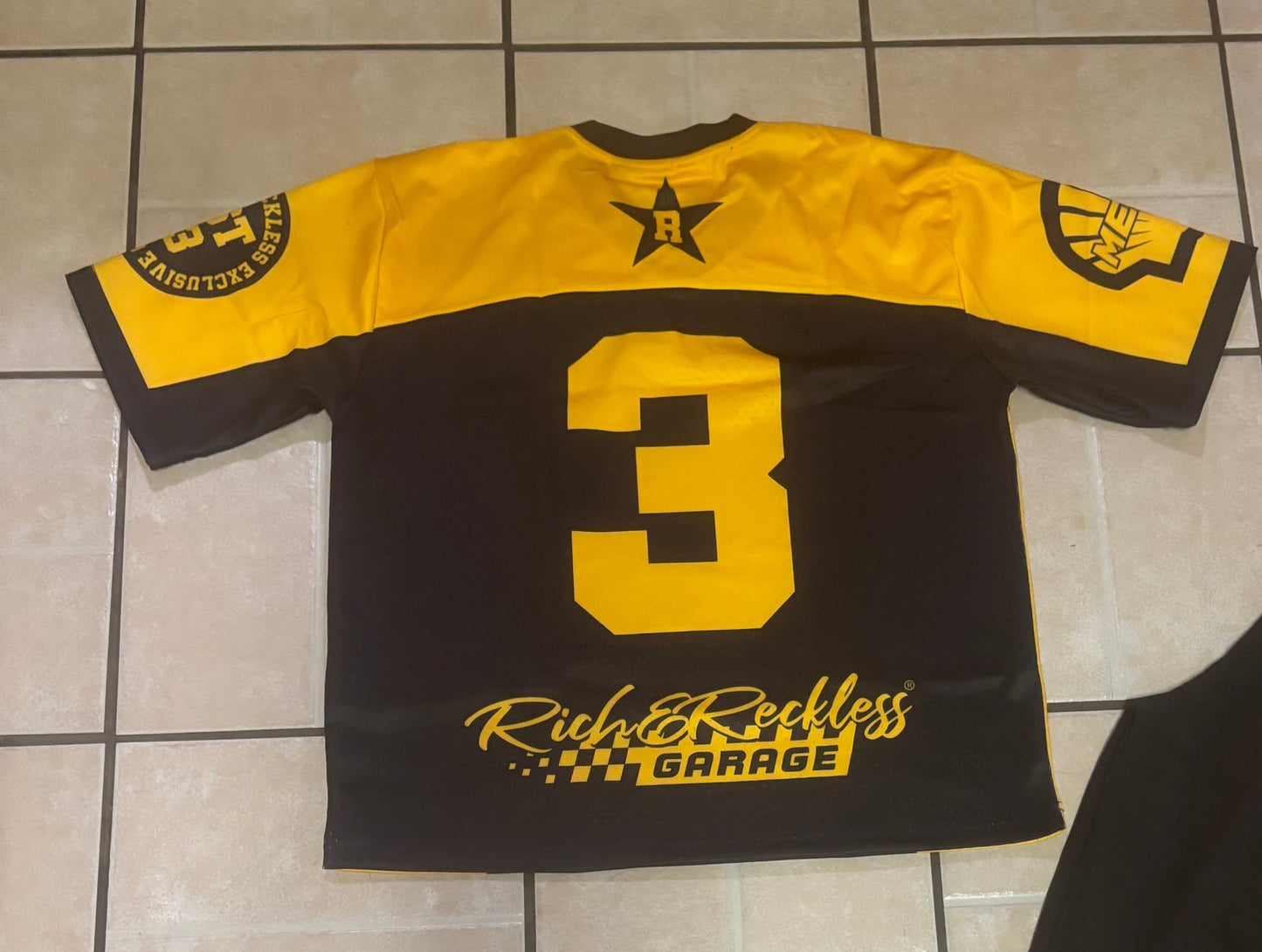 Black & Gold Racer Jersey