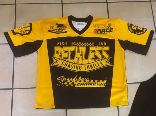 Black & Gold Racer Jersey
