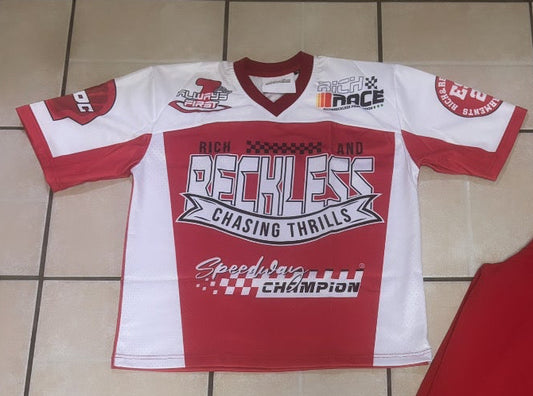 Red & White Racer Jersey