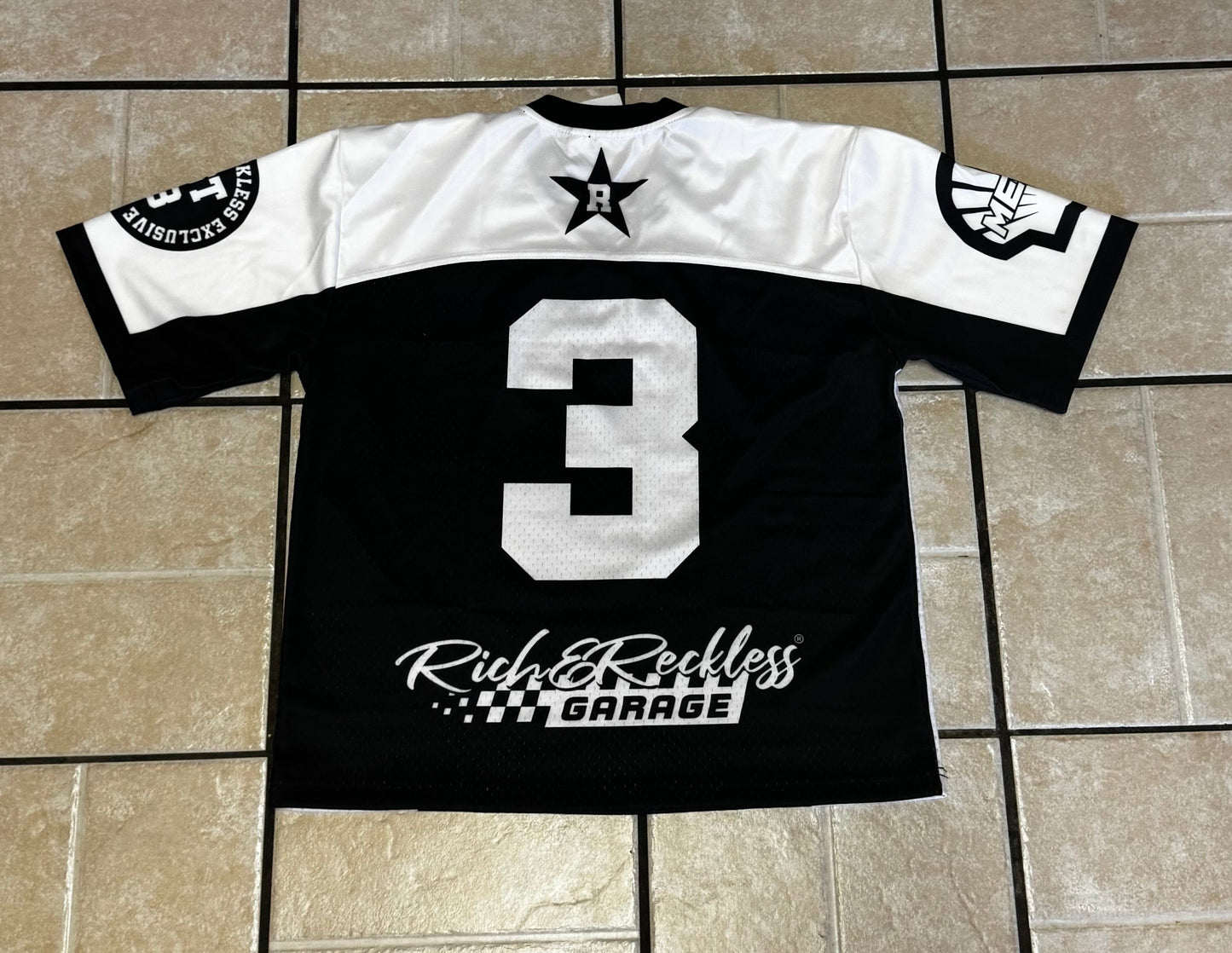 Black & White Racer Jersey