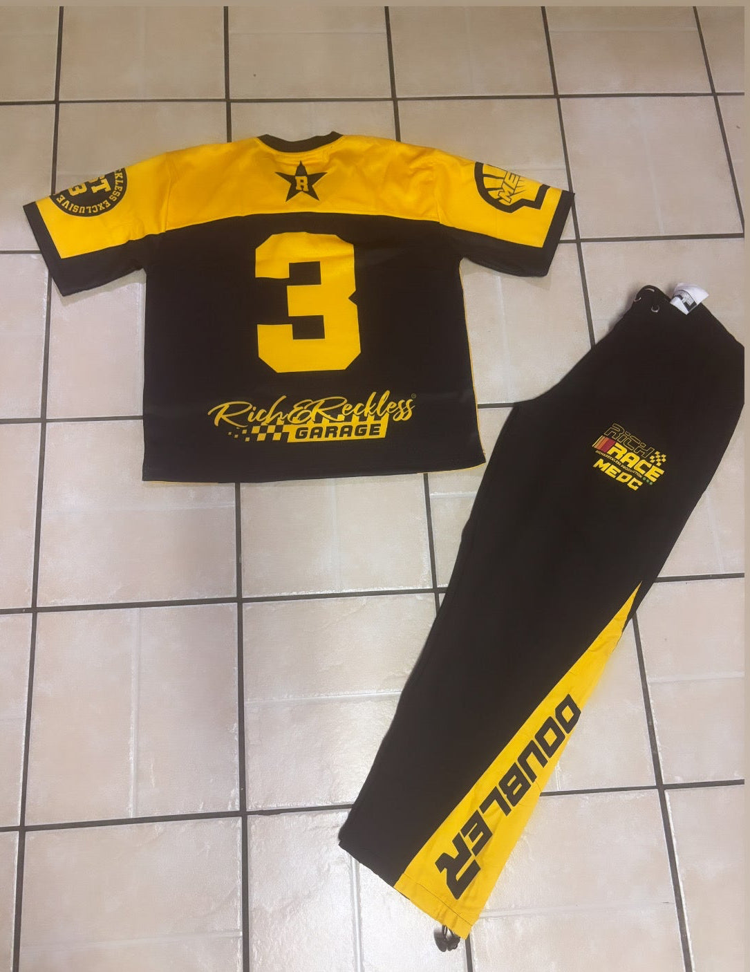 Black & Gold Racer Jersey